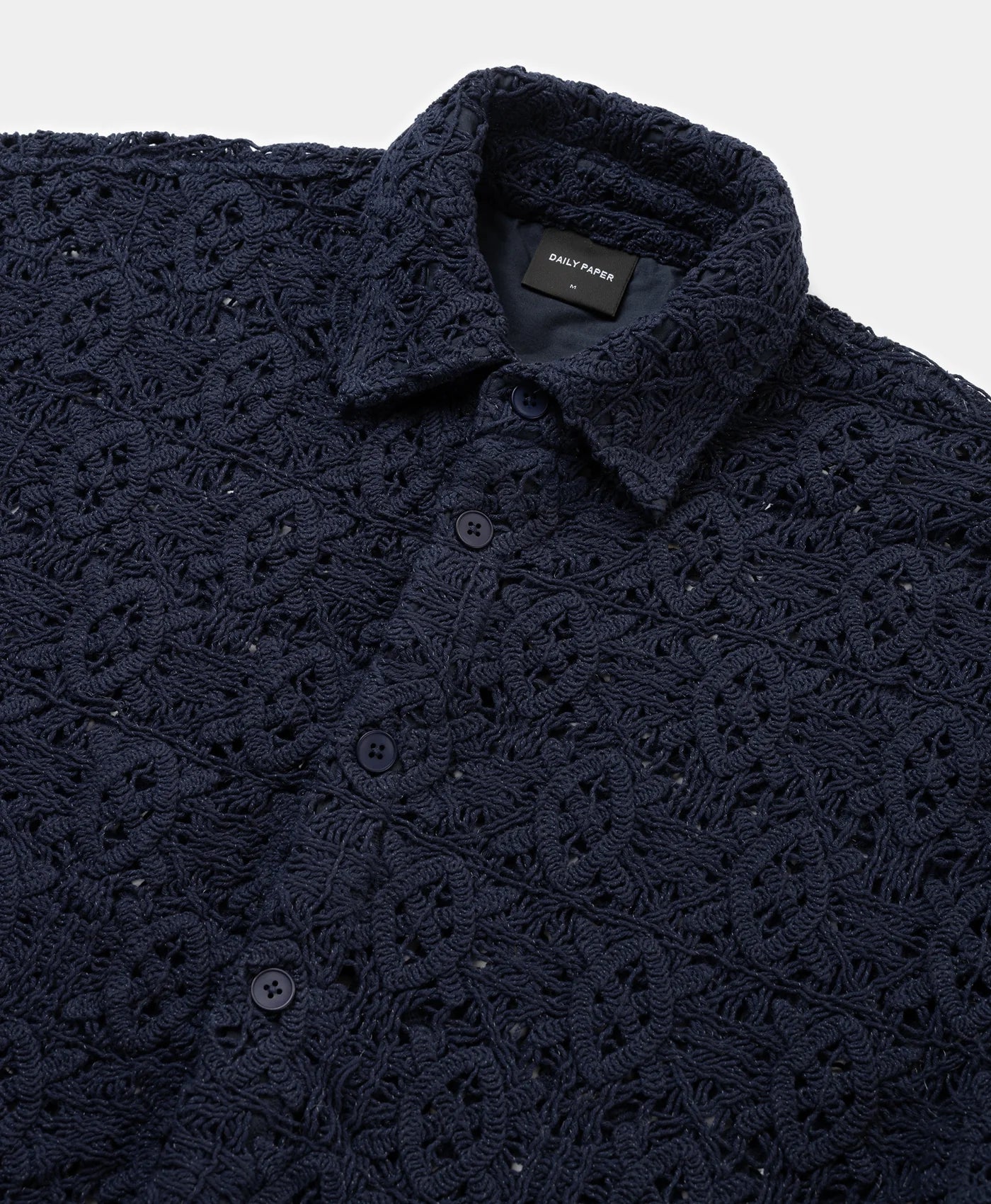 Lace Shield Ss Shirt Martime Blue