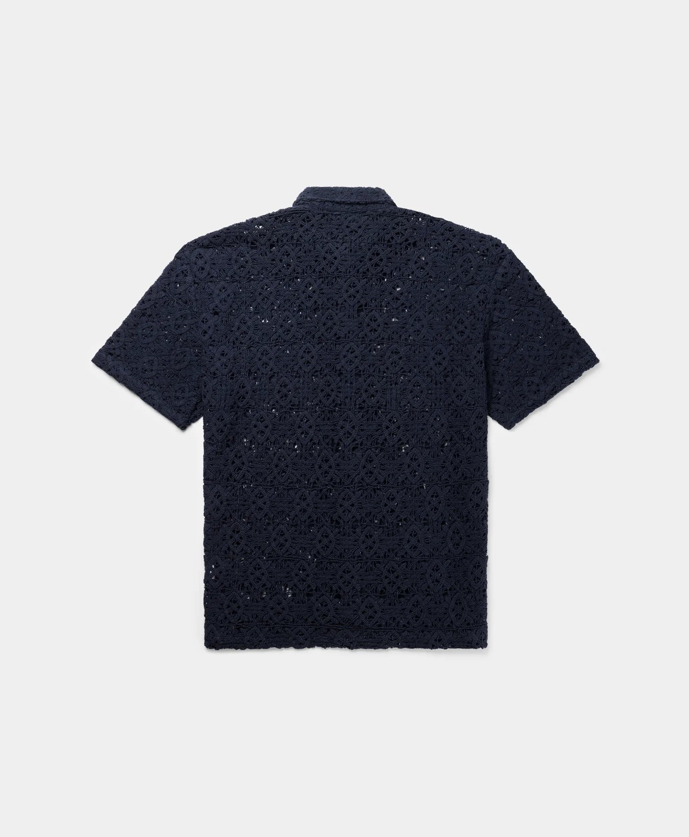 Lace Shield Ss Shirt Martime Blue