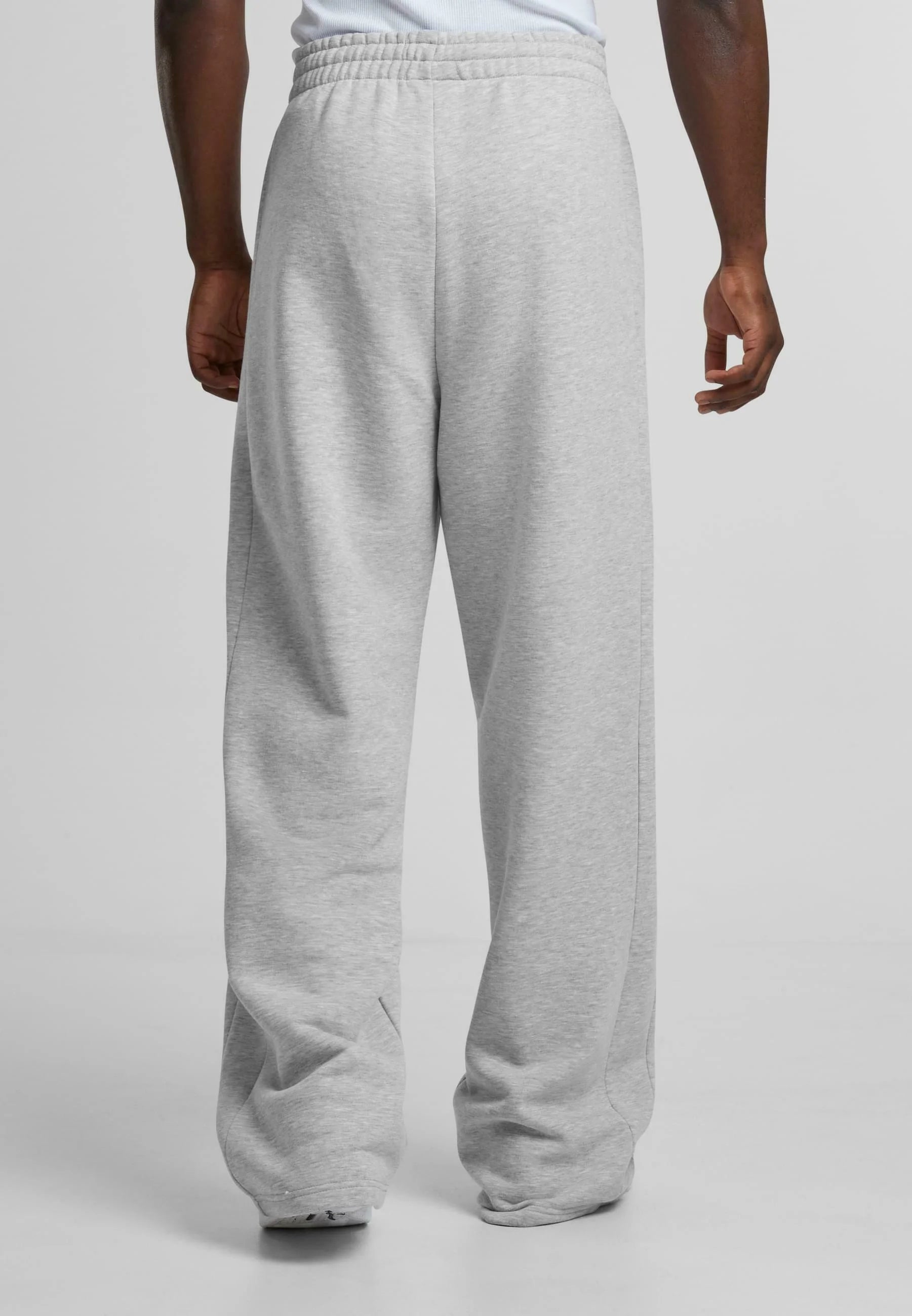 Kani Ellipse Straight Leg Sweatpants Grey Melange