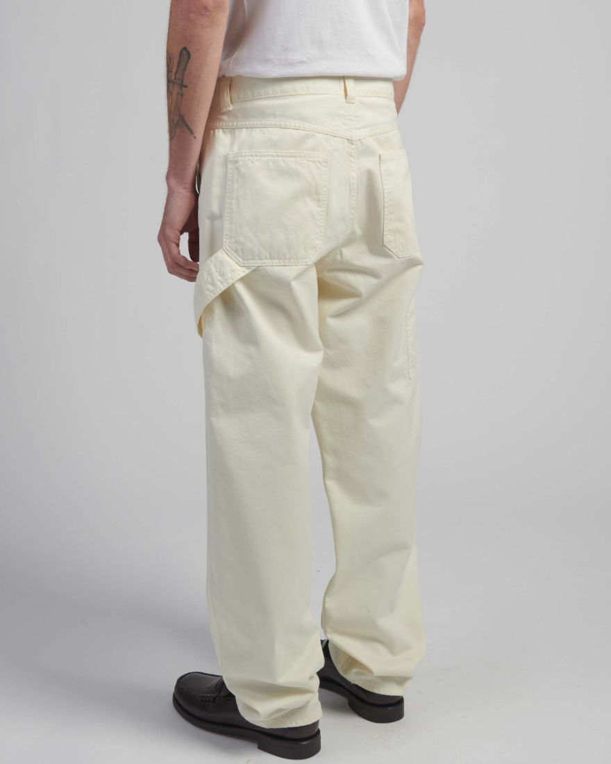 Delta Work Pant whisper white gar dyed