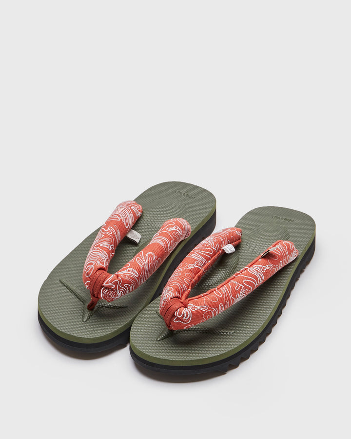 Suicoke GTA 2 PT07 red clay kombu