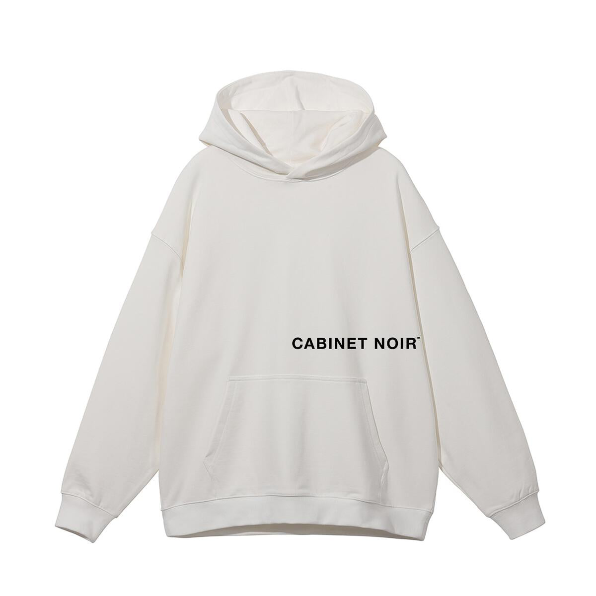 Aw24 Side Logo Hoodie White