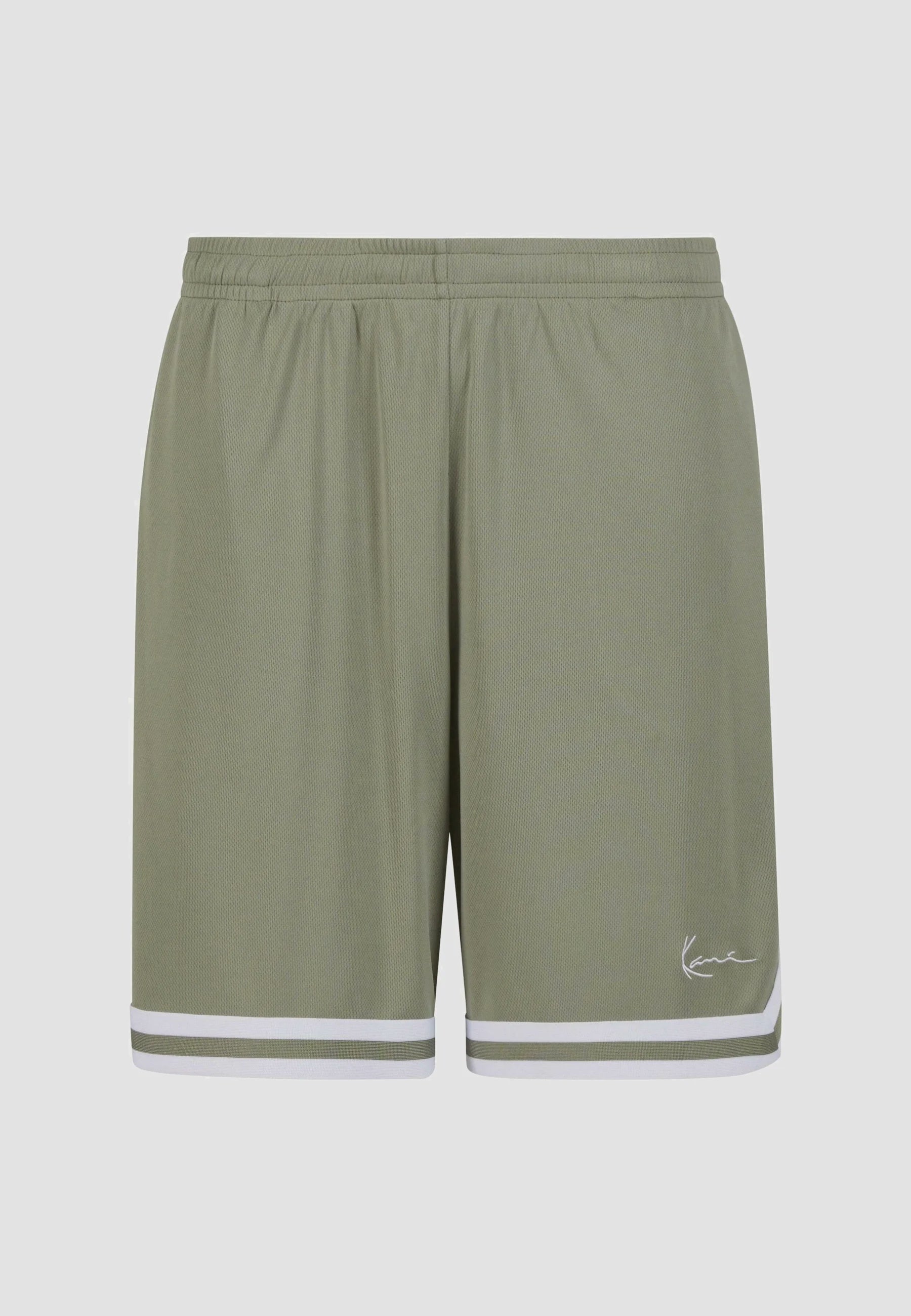 Small Signature Mesh Shorts Green