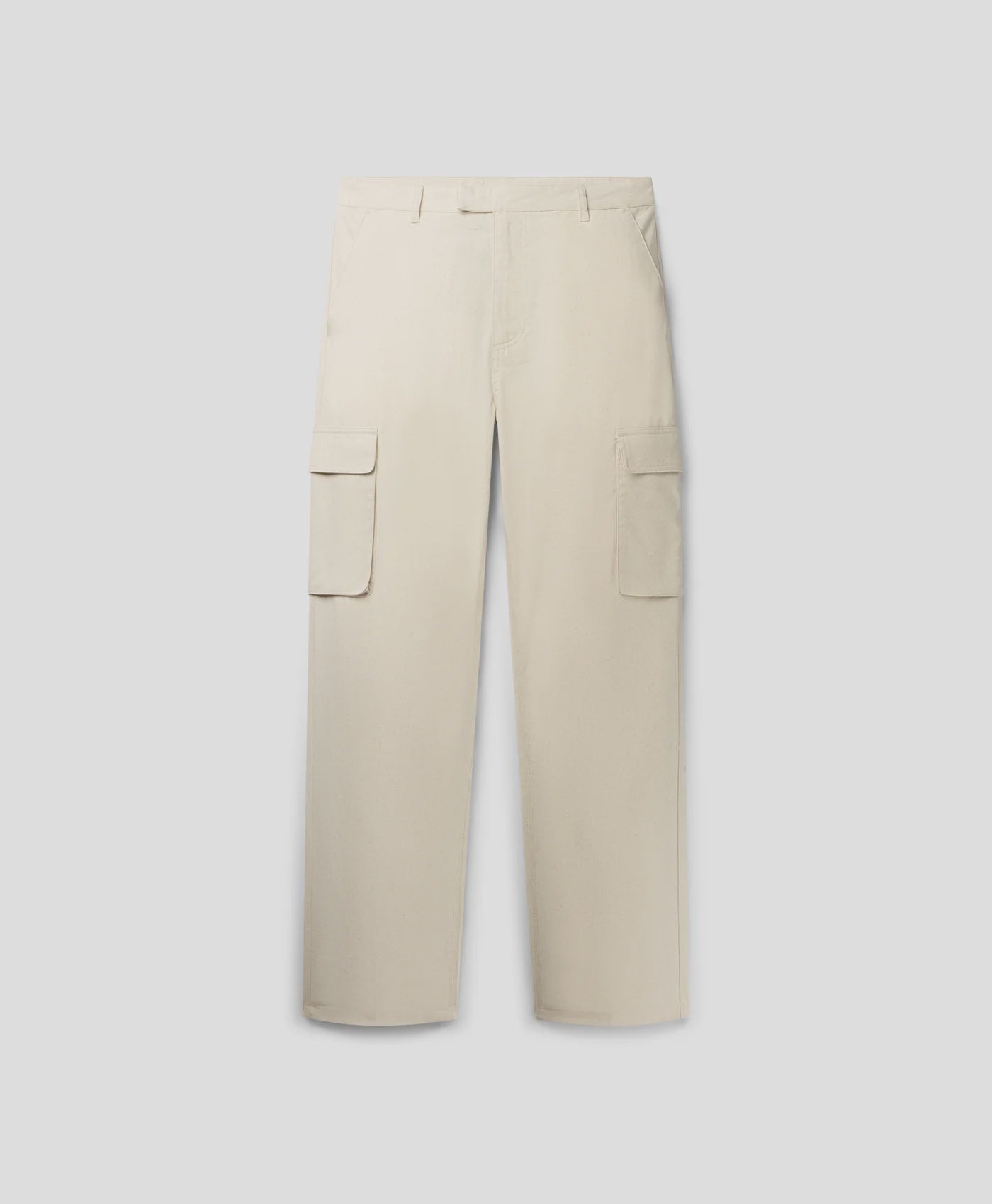 Linen Cargo Pants Beige