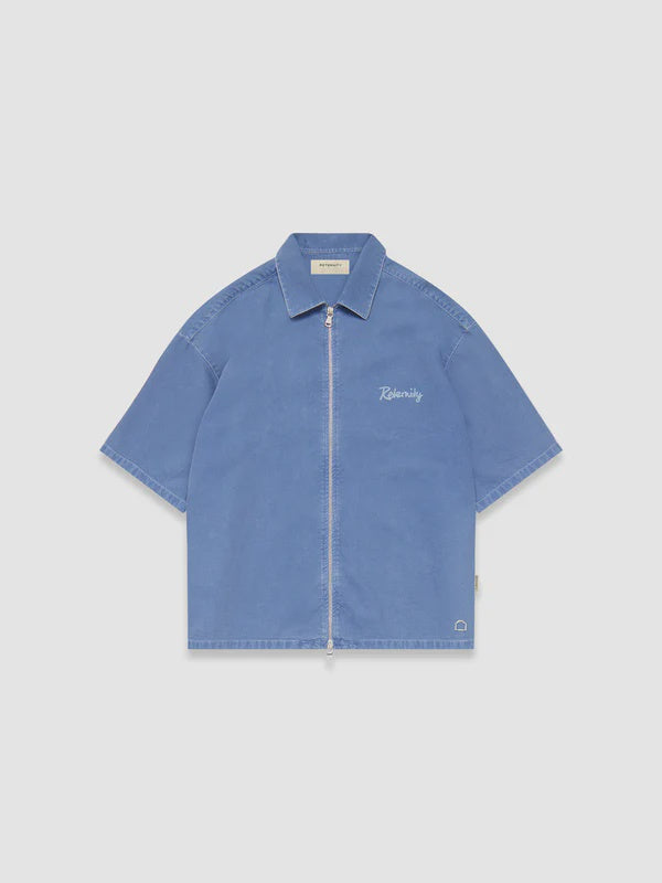 Lumevo Canvas Zipshirt Blue