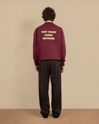 Le Sweatshirt Slogan Wine