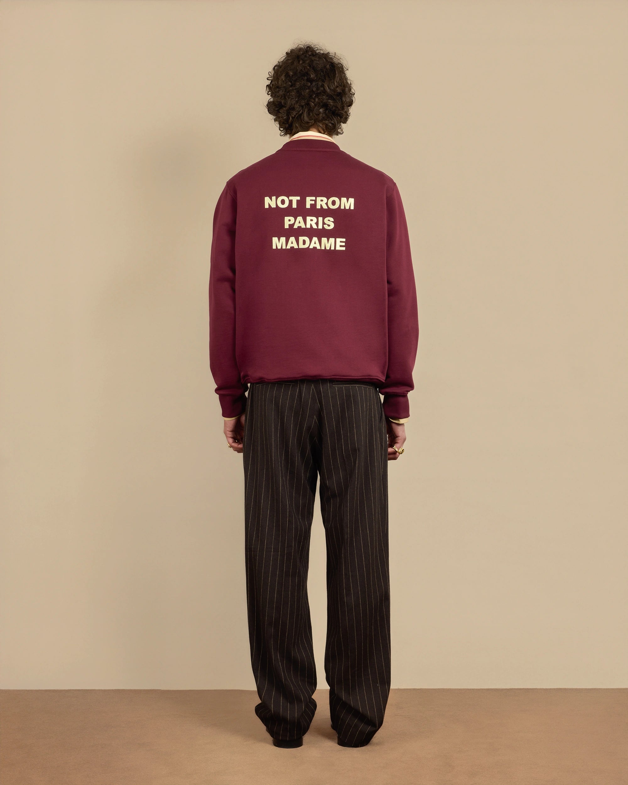 Le Sweatshirt Slogan Wine