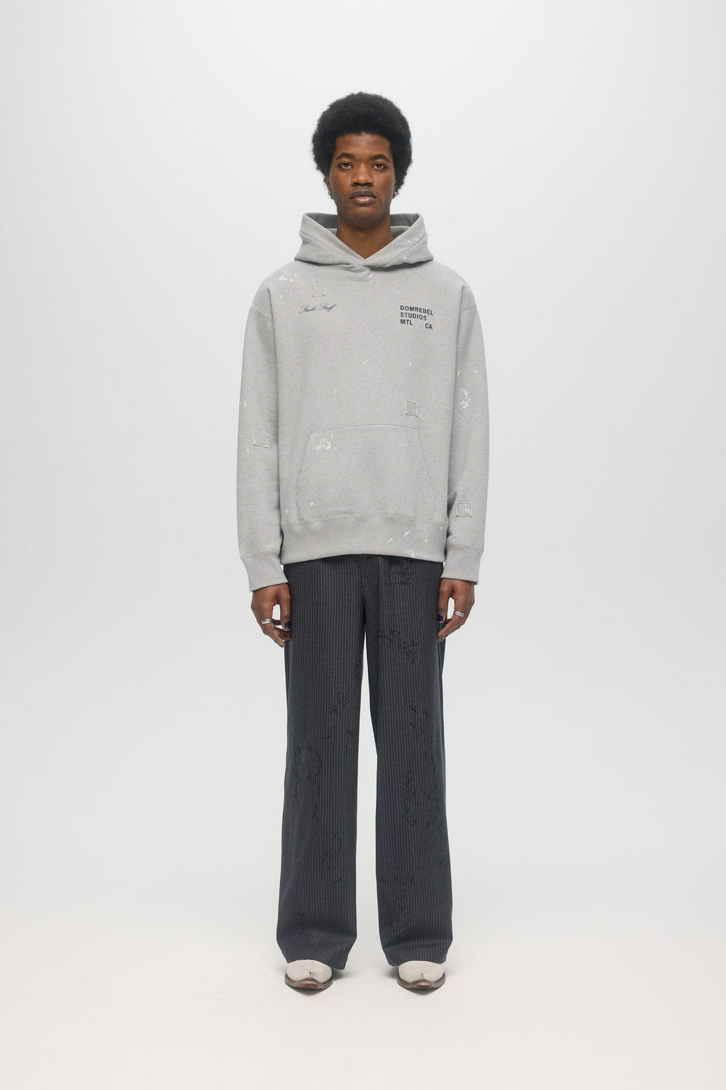 Staff Pullover Hoodie Heather Grey