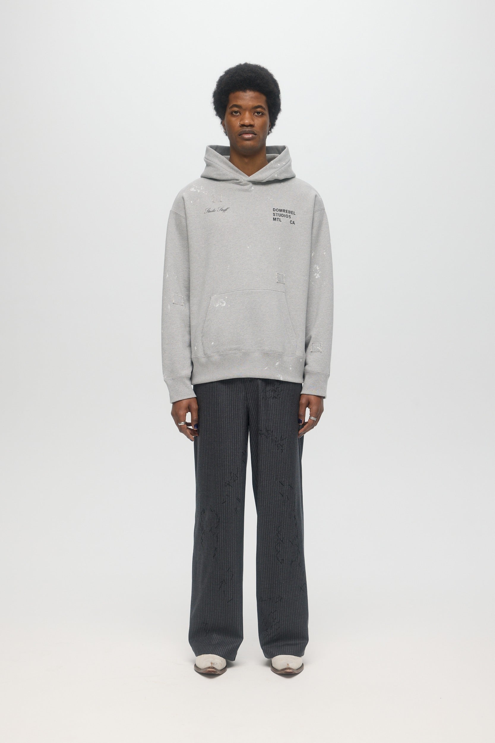 Staff Pullover Hoodie Heather Grey