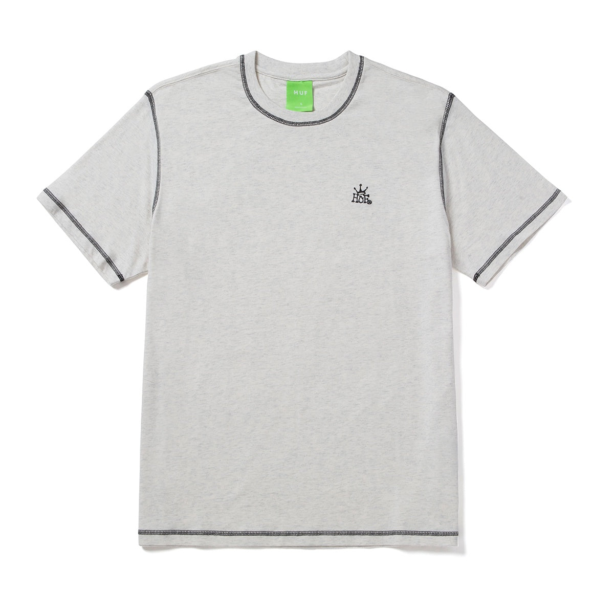 Contrast Crown SS Relaxed Top ash heather