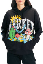 Fantasy Farm Pullover Hoodie Black