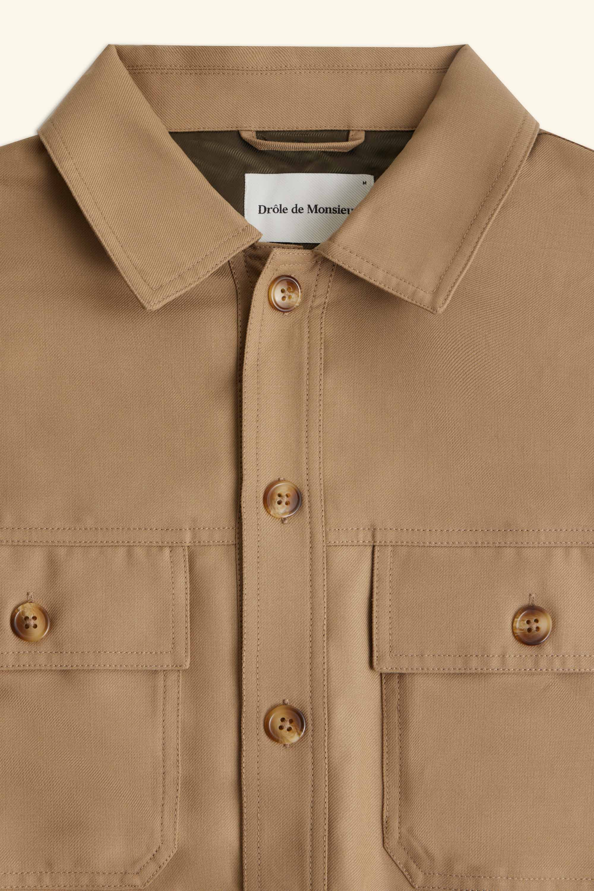 La Chemise Flanelle Beige