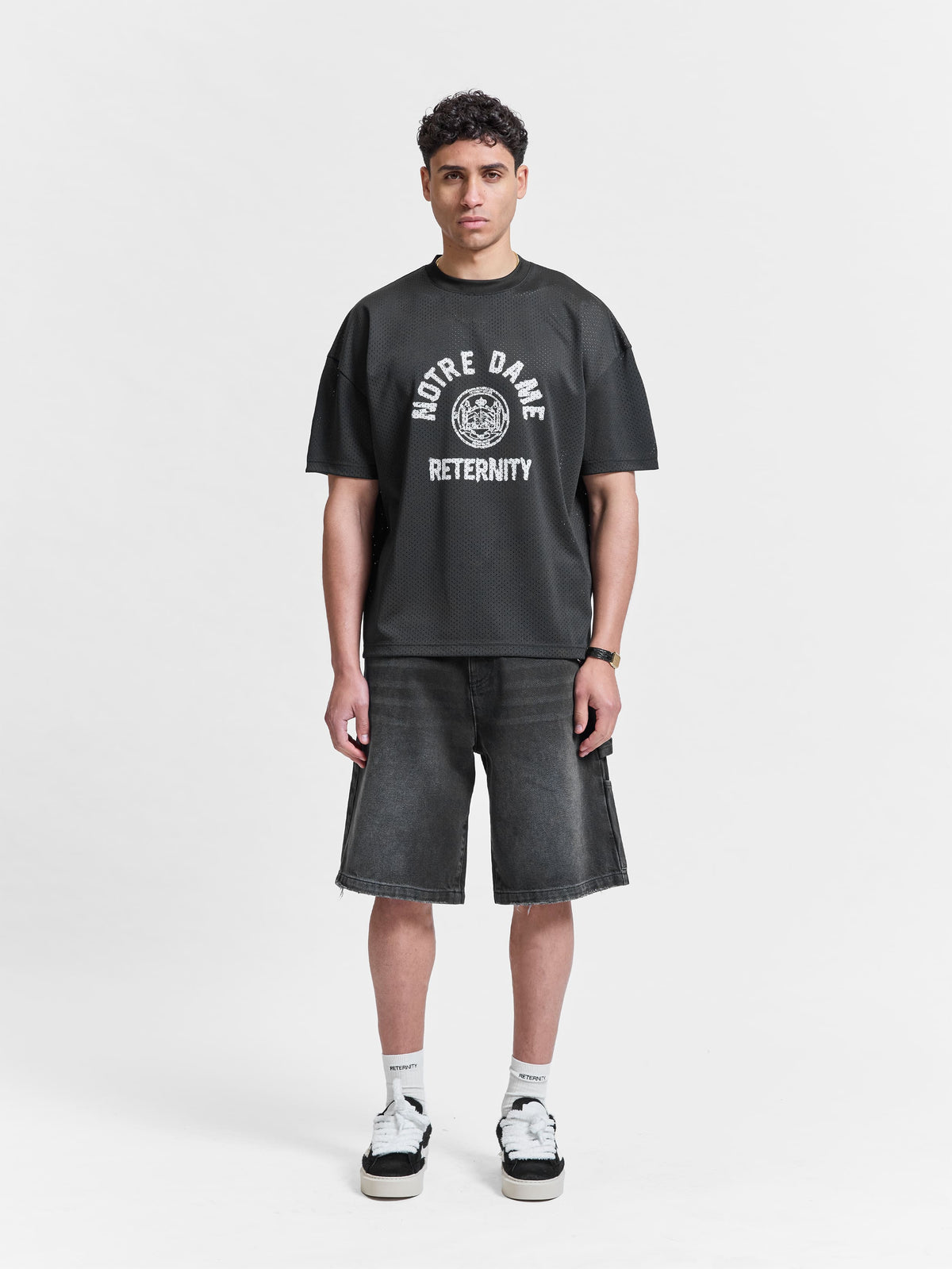 Notre Dame Mesh Tshirt Black