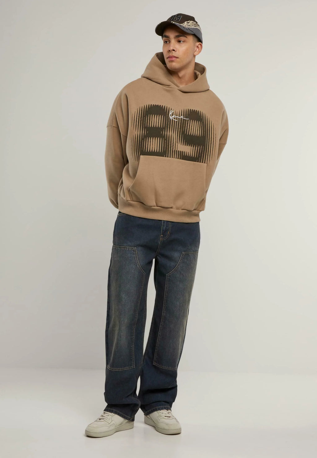 Signature 89 Boxy Os Hoodie brown