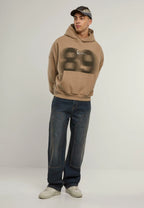 Signature 89 Boxy Os Hoodie brown