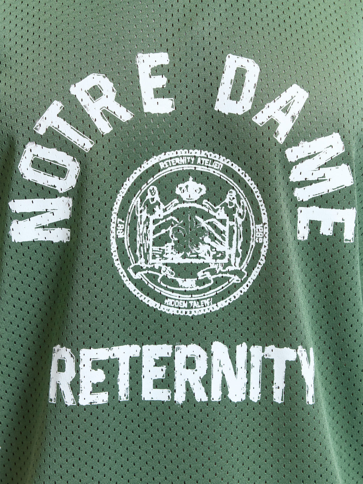 Notre Dame Mesh Tshirt Green
