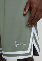Small Signature Mesh Shorts Green