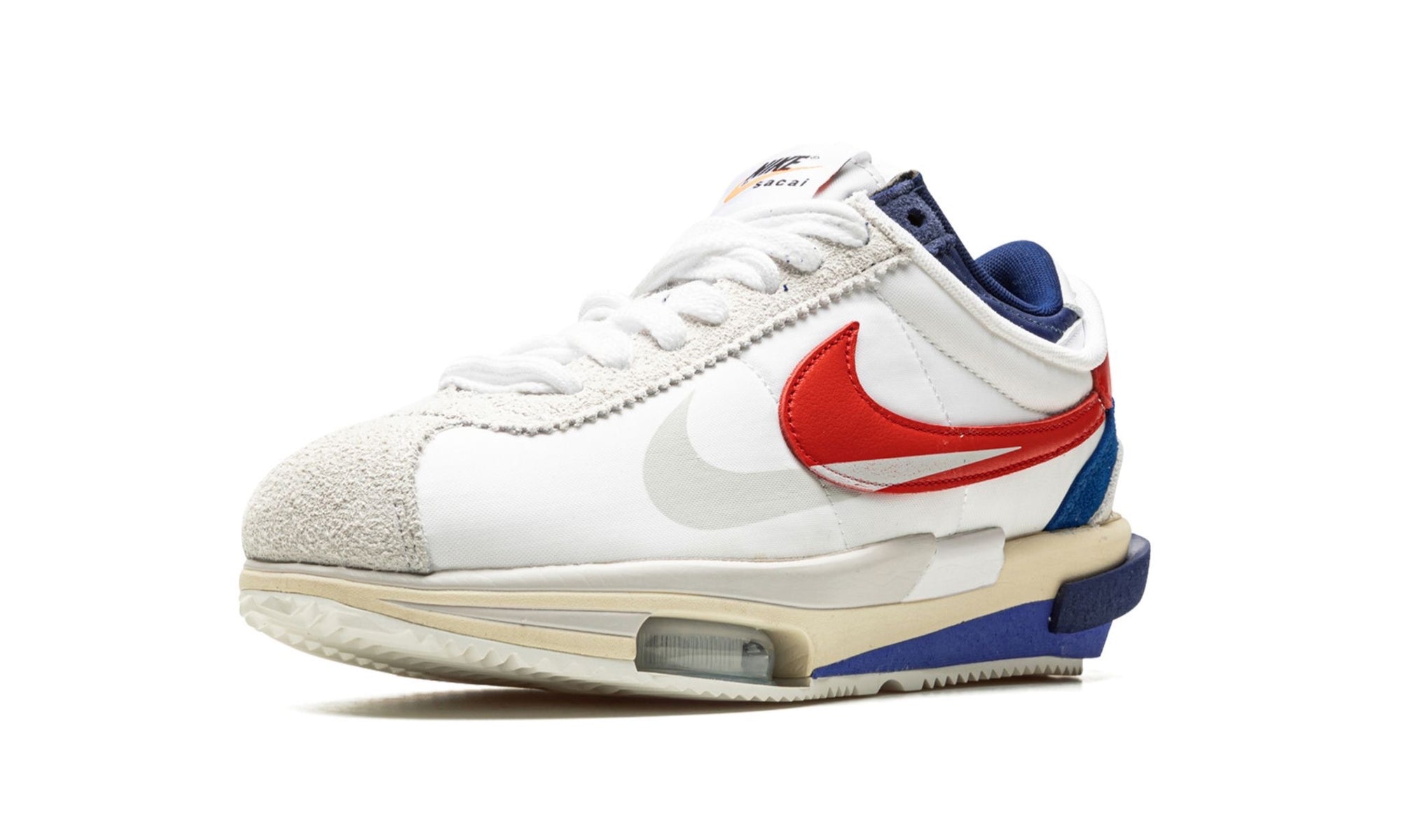 Nike Zoom Cortez SP sacai White University Red Blue