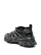 Syenthetic Leather Trainer Shoes Black