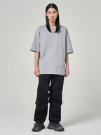 Semi Over Fit Graphic T Shirts Grey