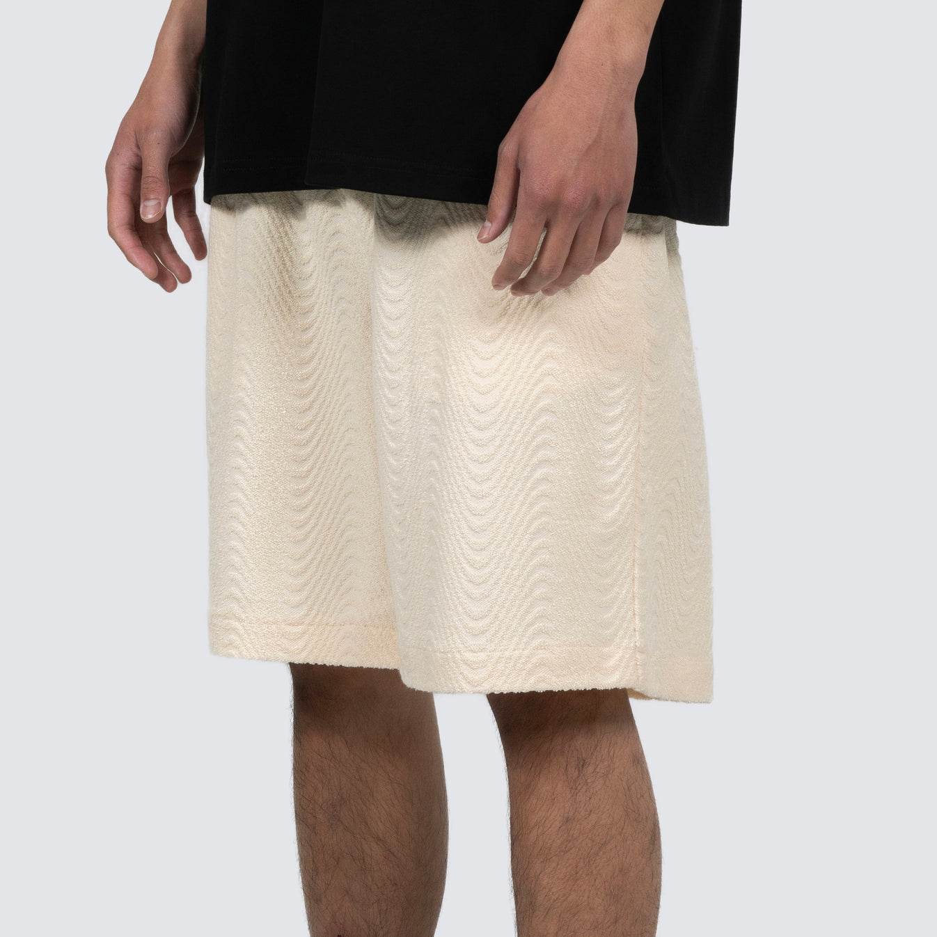 Zen Terry Shorts Off White