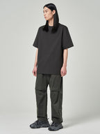Low Crotch Nylon Pants Khaki