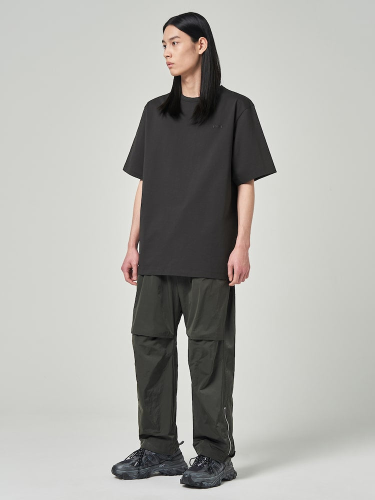 Low Crotch Nylon Pants Khaki