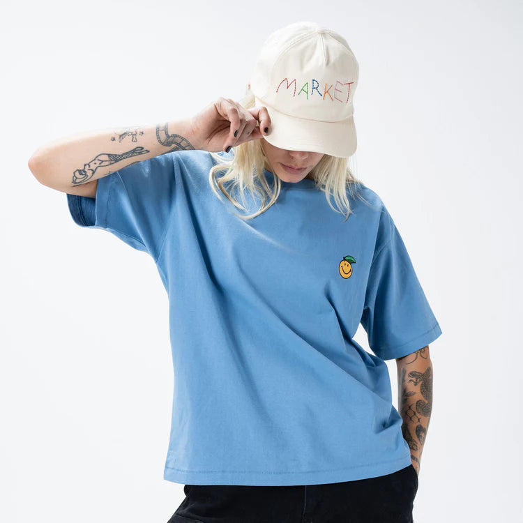 Smiley Fruit T Shirt 3 Pack Bsl  Bttr Cream  Sk Blu