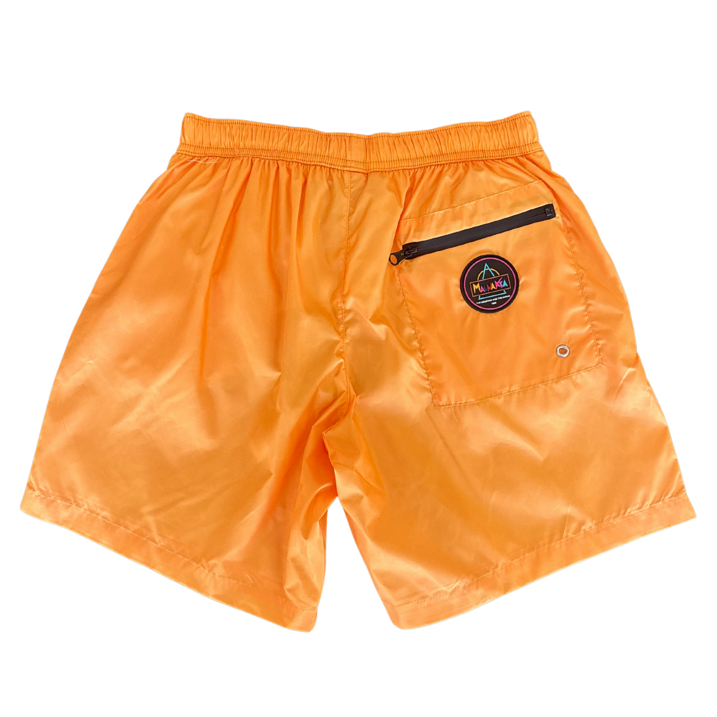 Solid Color Boardshorts Orange