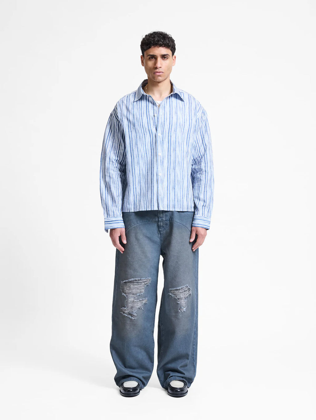 Watercolor Shirt Blue