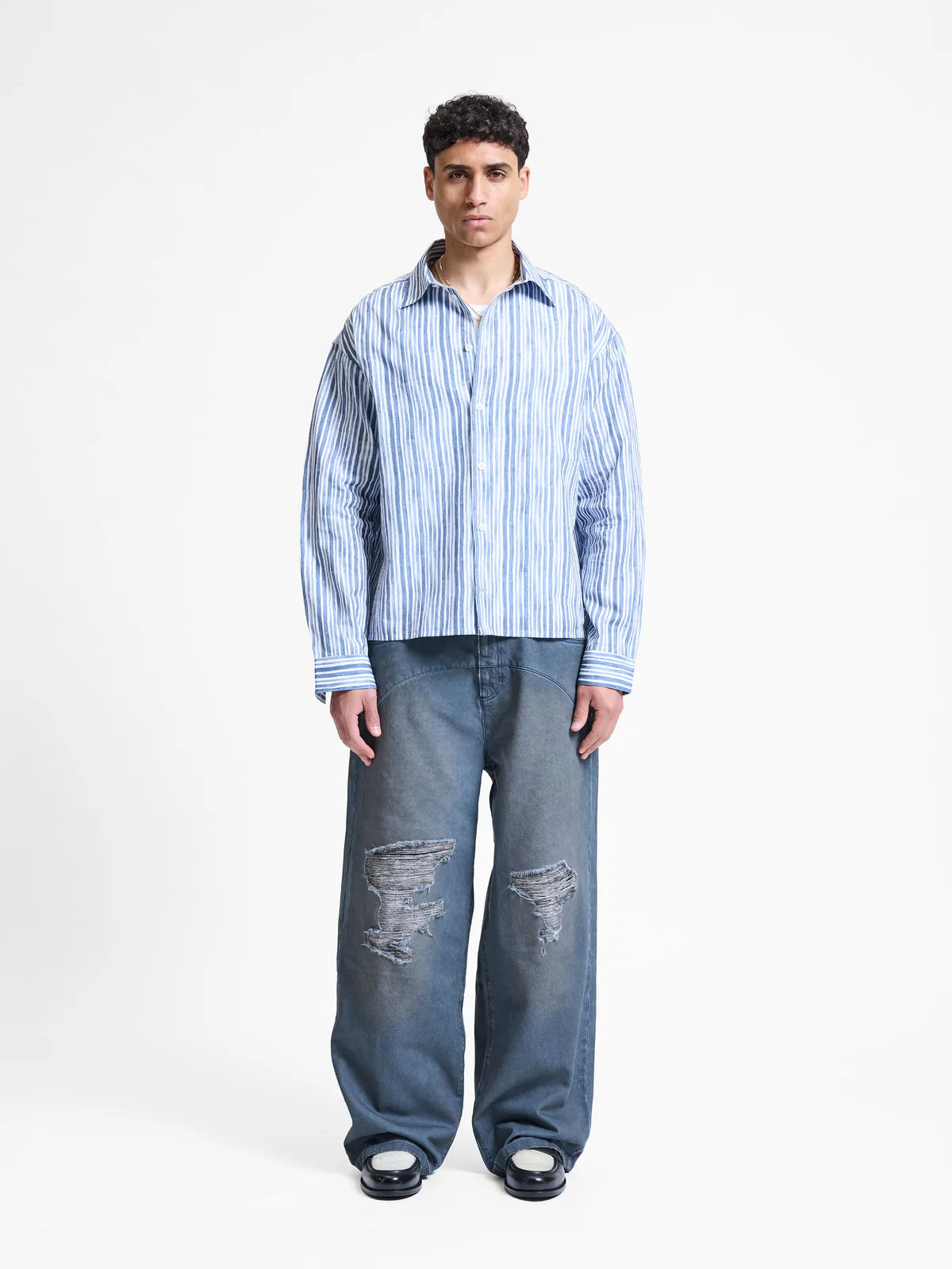 Watercolor Shirt Blue