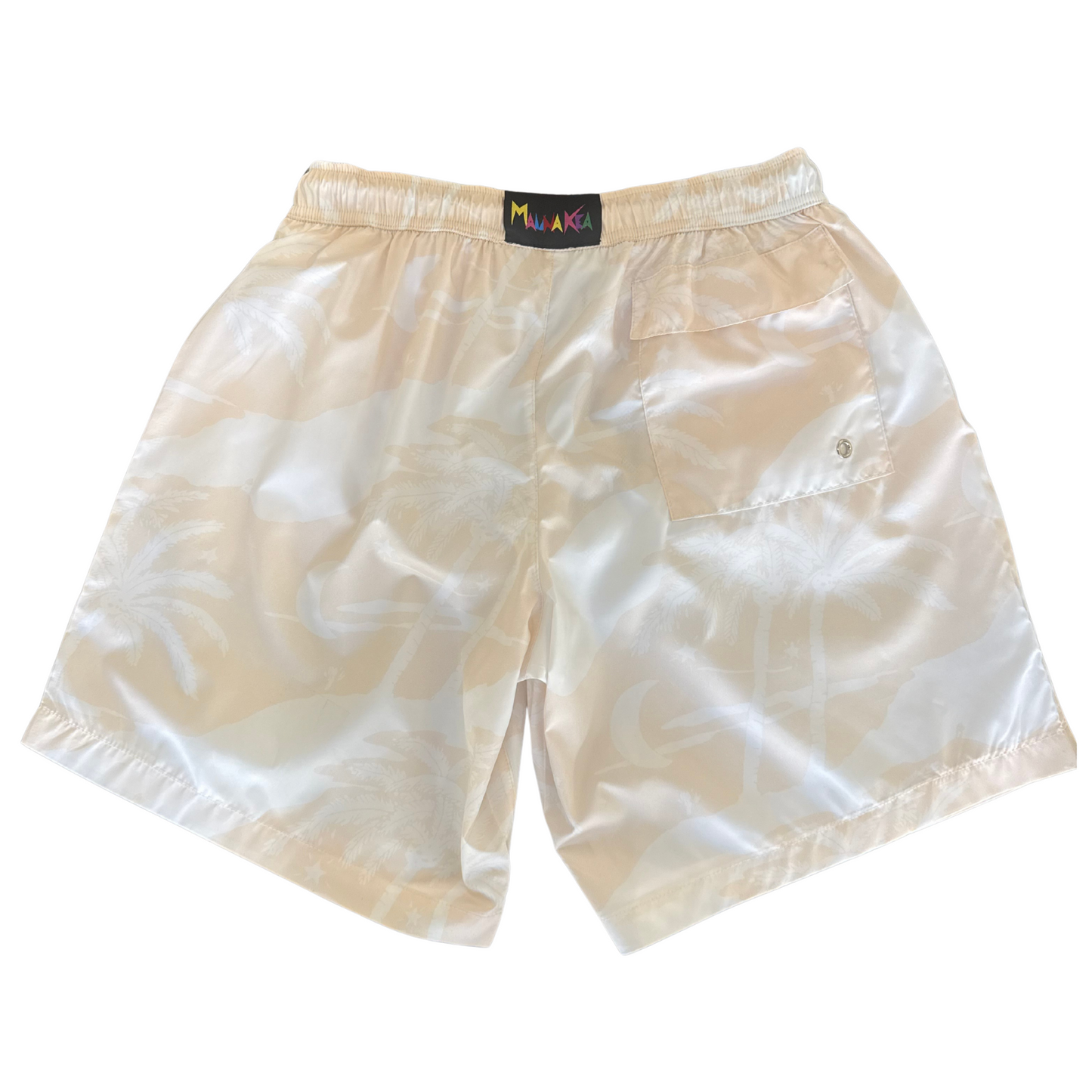 All Over Print Boardshorts Biege