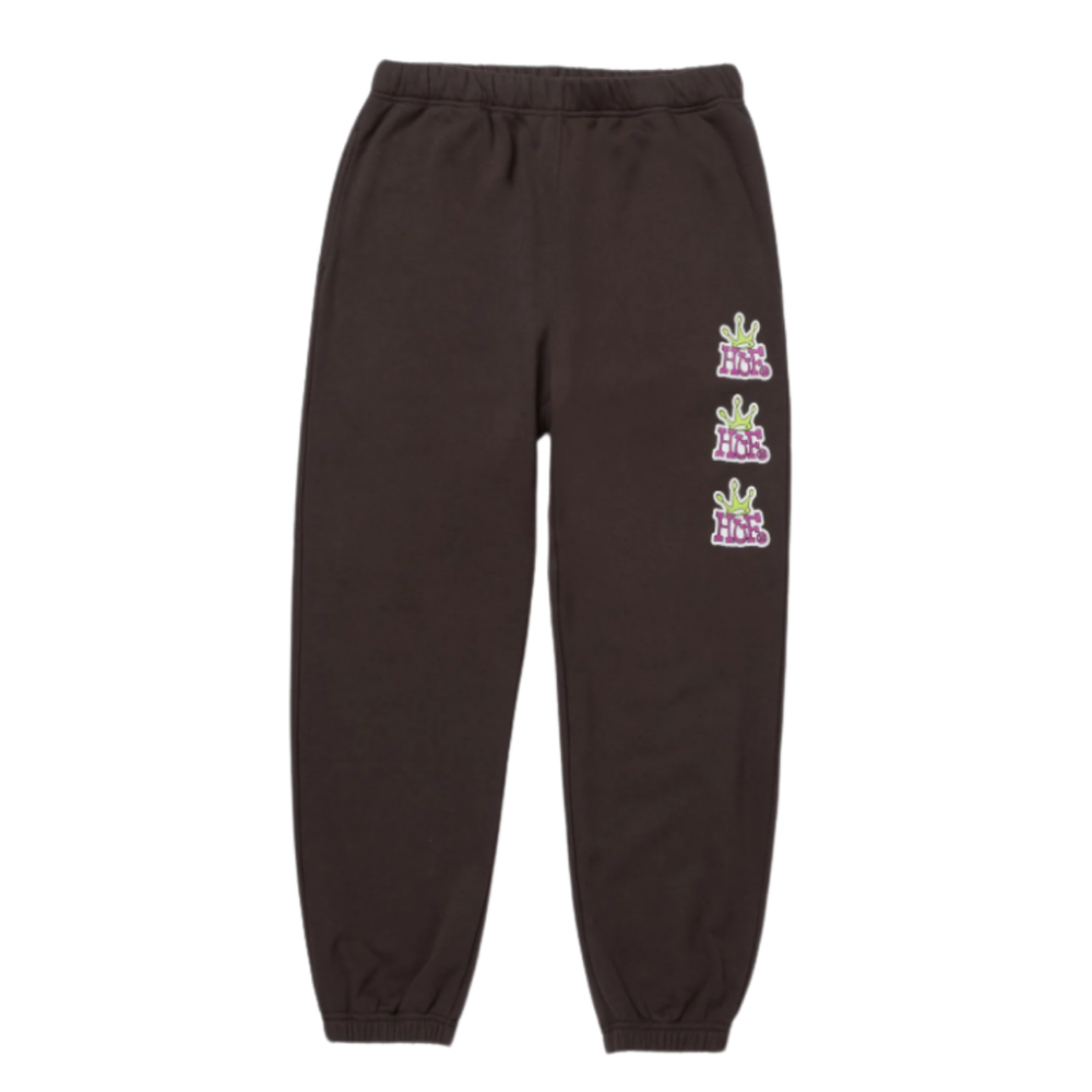 Crown Stack Fleece Pant Chocolate Brown