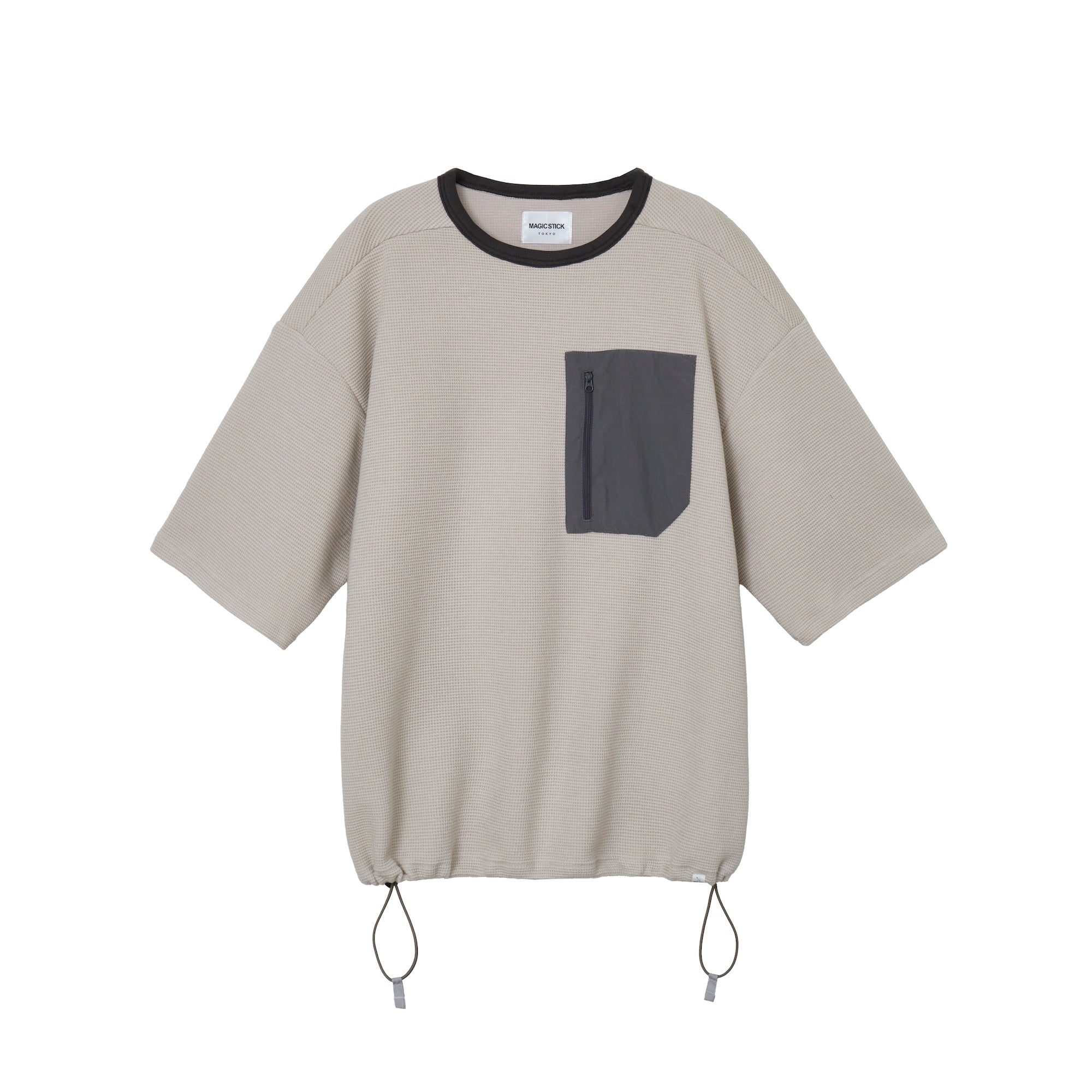 Tech Waffle Box T Pink Beige