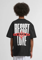 Woven Signature Resist Love Tee Black