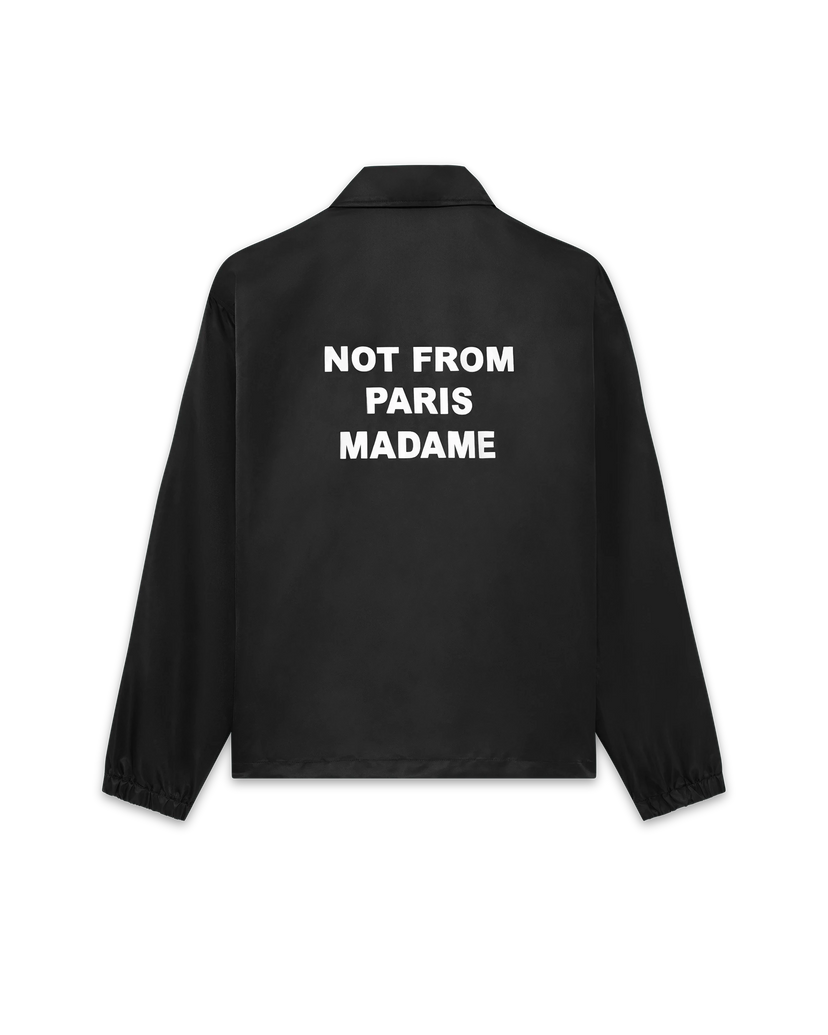 La Veste Slogan Black