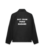 La Veste Slogan Black