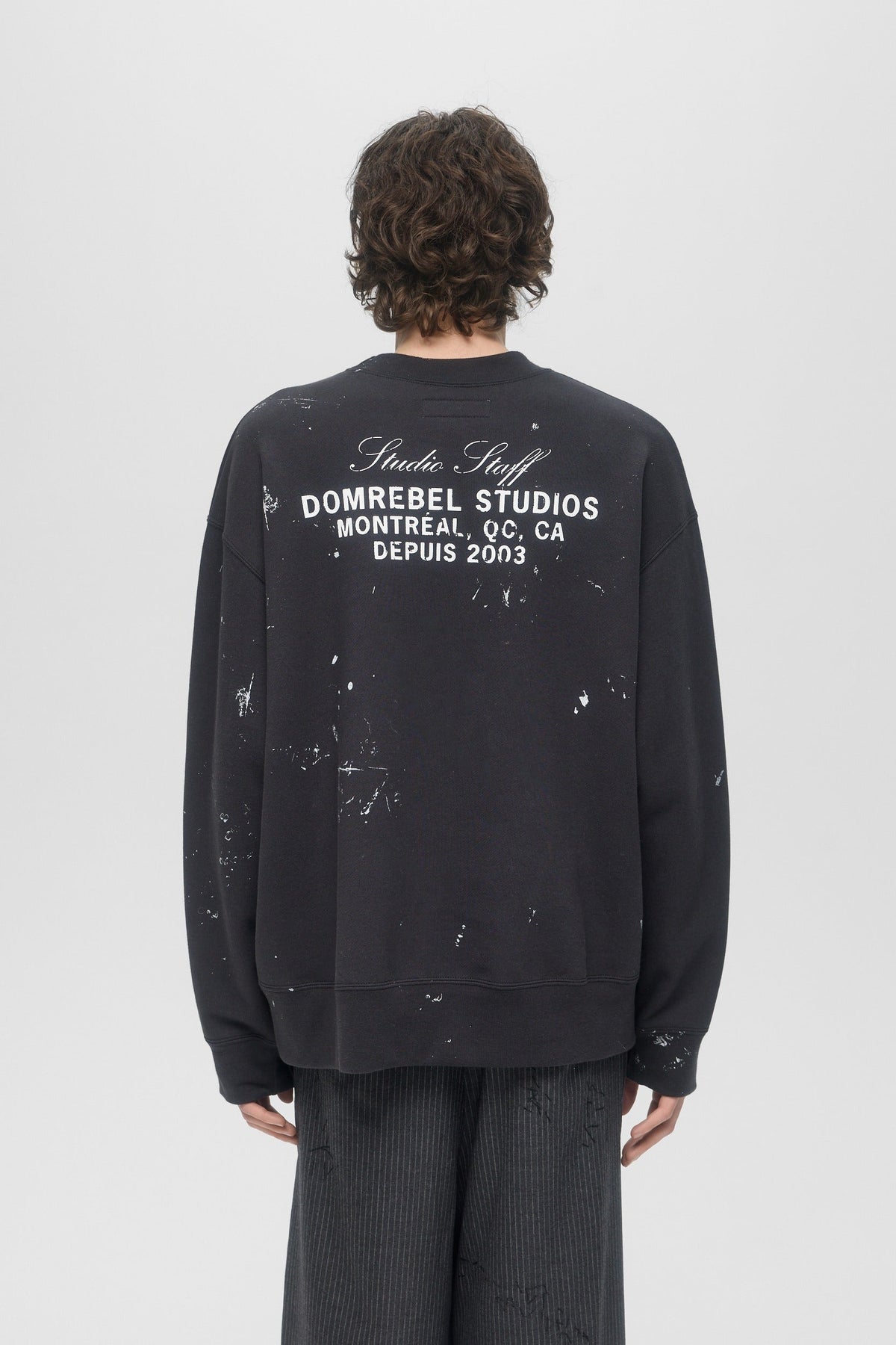 Staff Sweatshirt Old Black Fw26