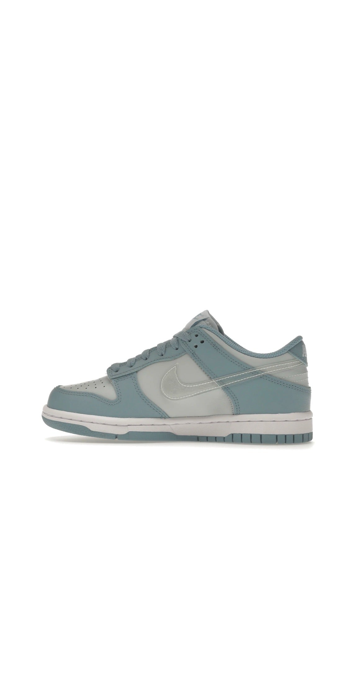 Nike dunk low clear blue swoosh (GS)