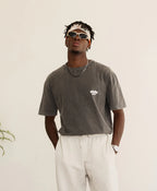 Mapa T Shirt Middle East Vintage Grey