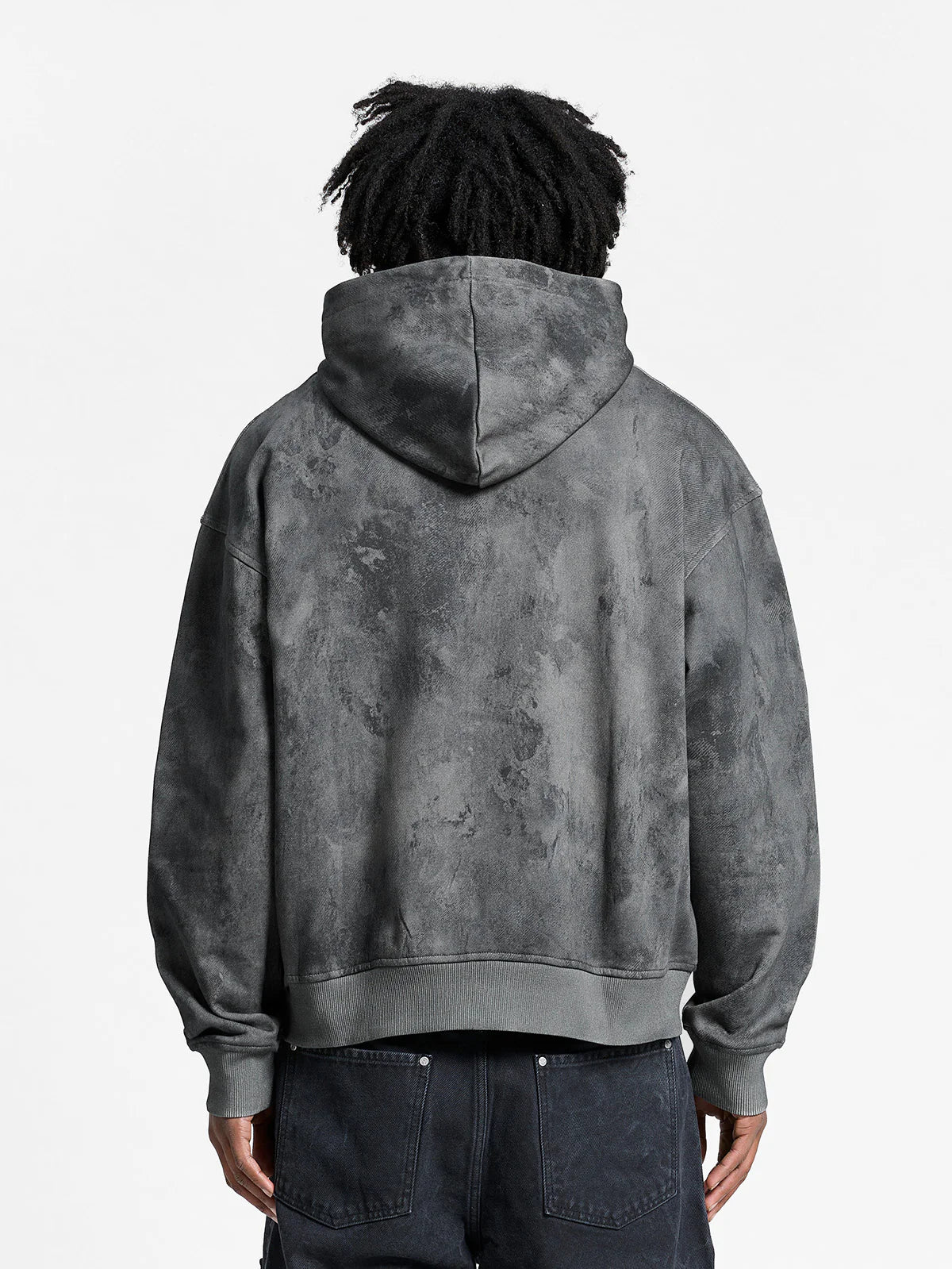 Deliria Zip Hoodie Black