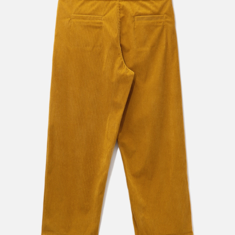 LEVY CORDUROY WIDE PANTS BROWN