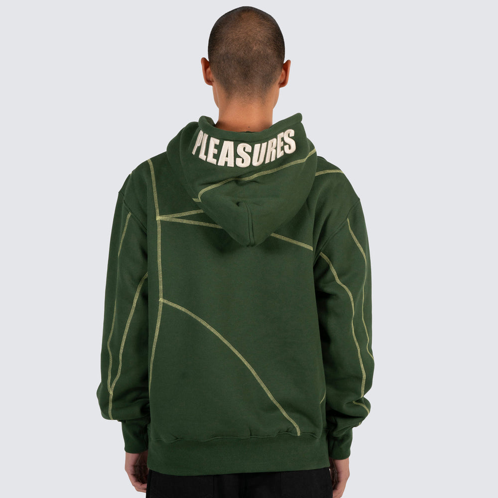 Vein Hoodie Green