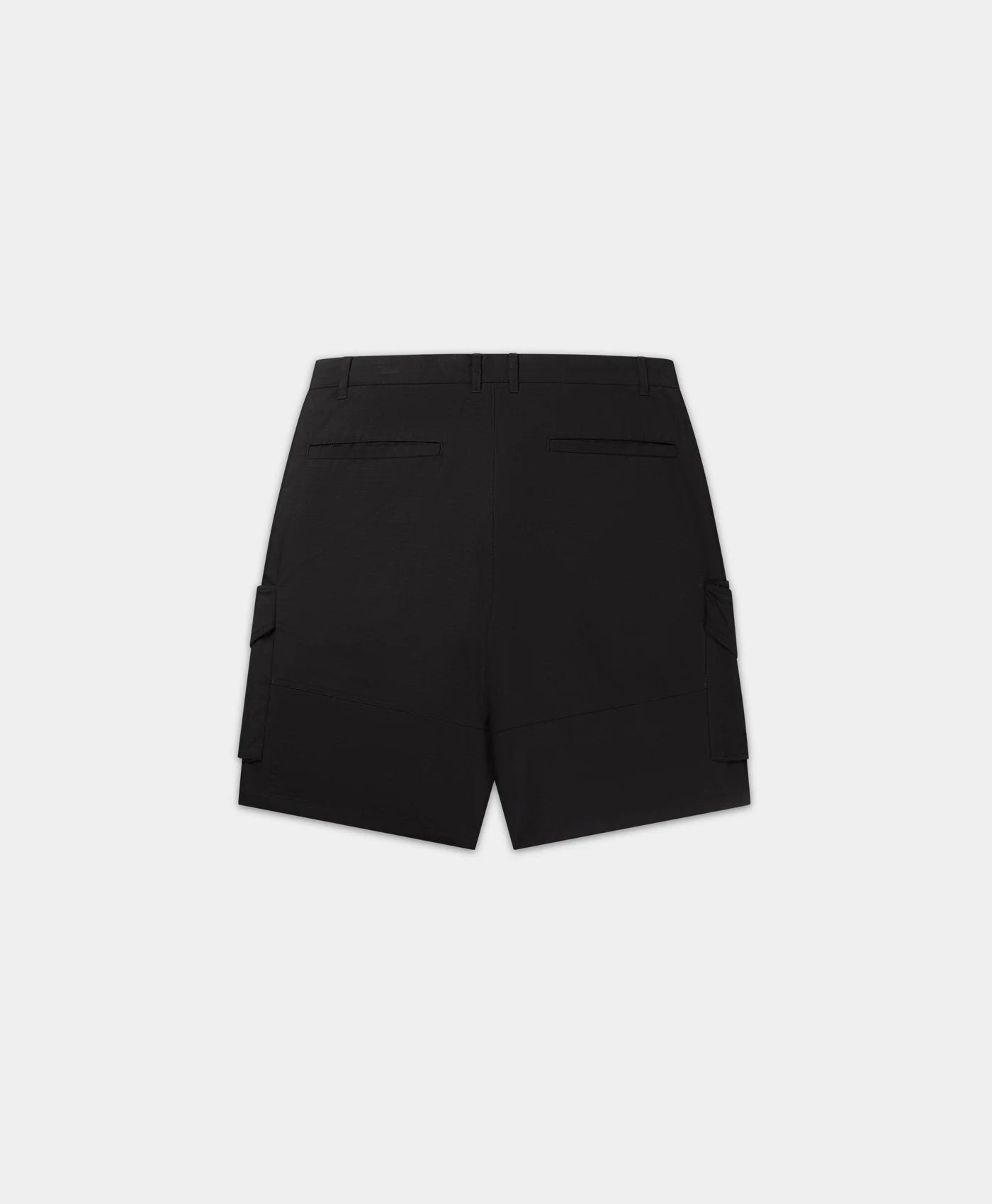 Cotton Cargo Shorts Oyster Black