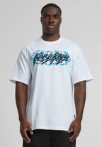 Woven Signature Kani Heat Tee White Blue