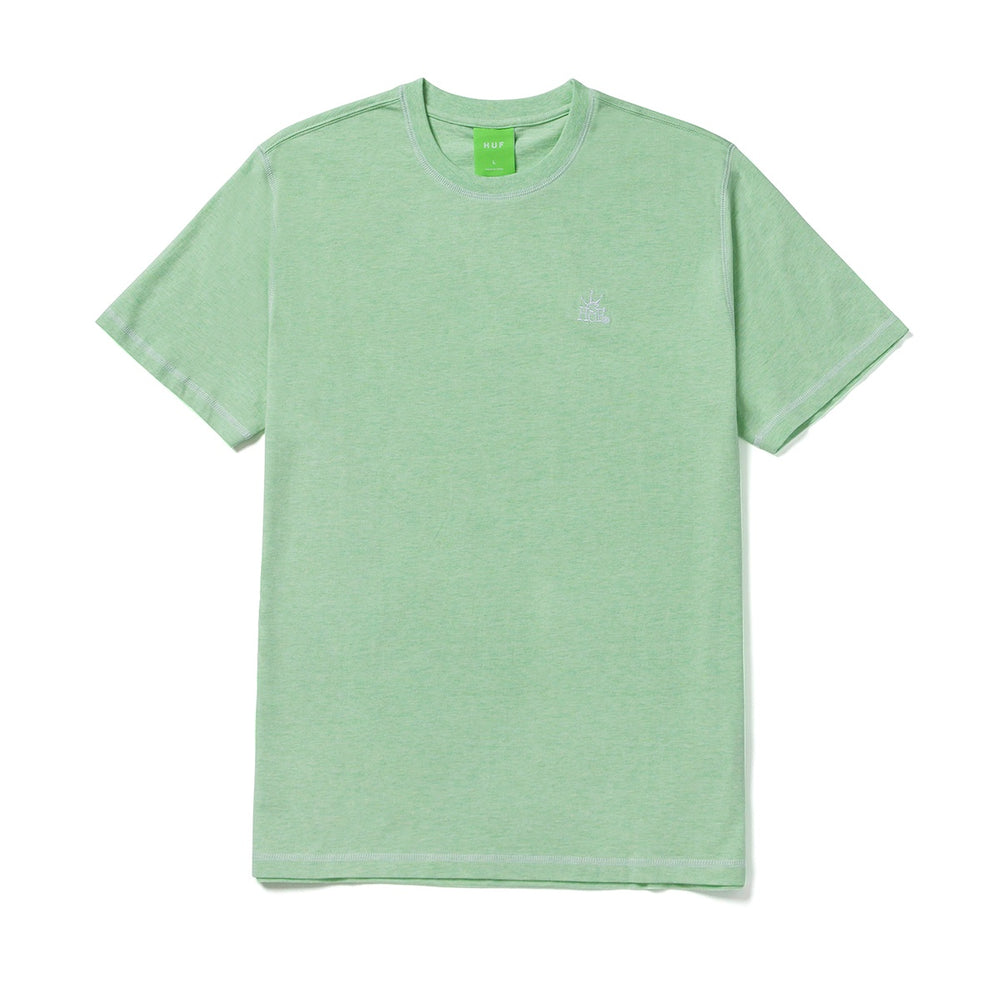 Contrast Crown SS Relaxed Top green heather