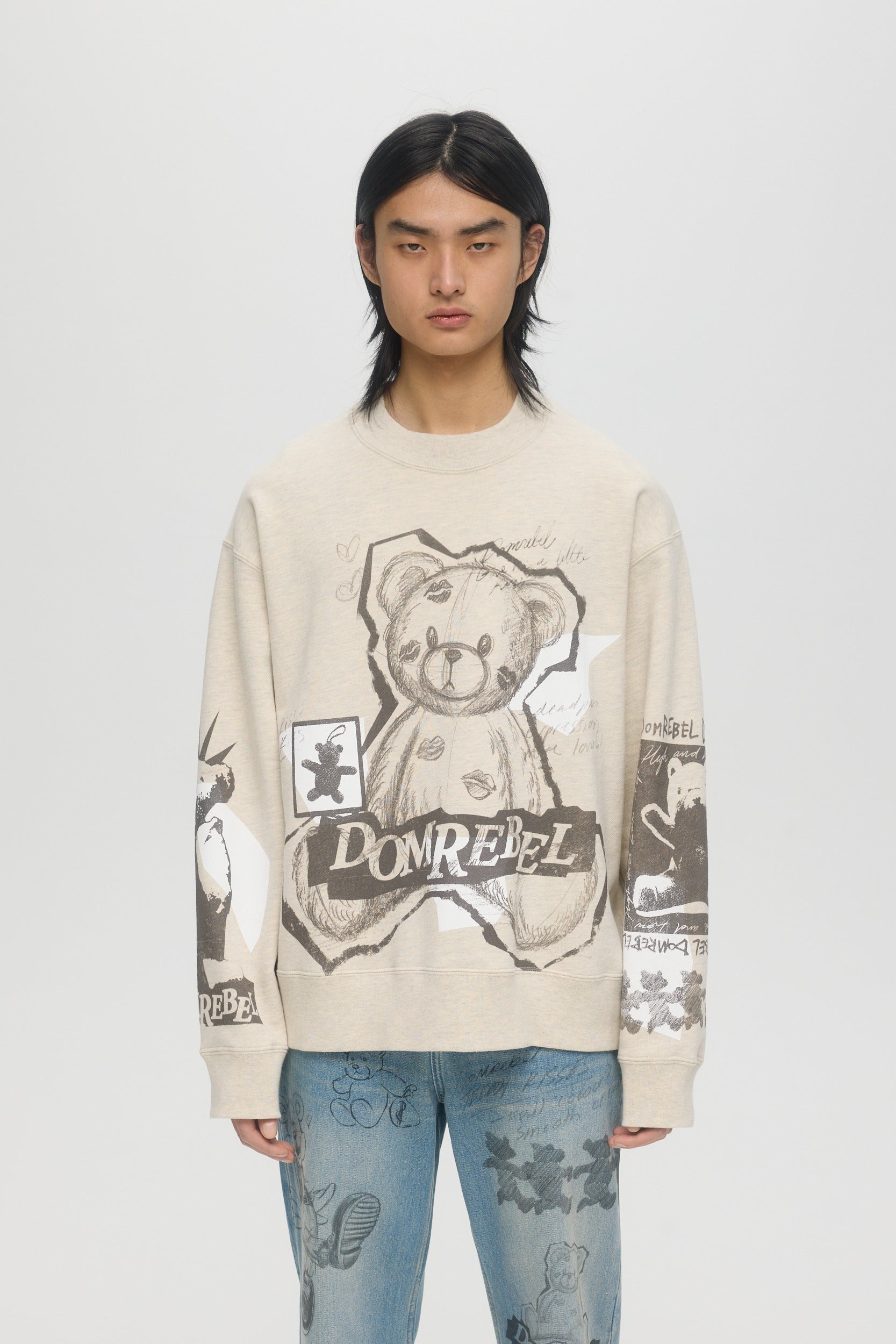 High Low Sweatshirt Greige