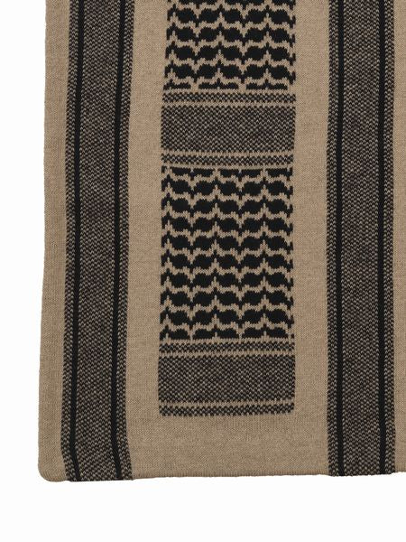 Cashmere Mixed Shemagh Tan