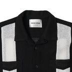Mafia Series Summer Mesh Shirt Black X White