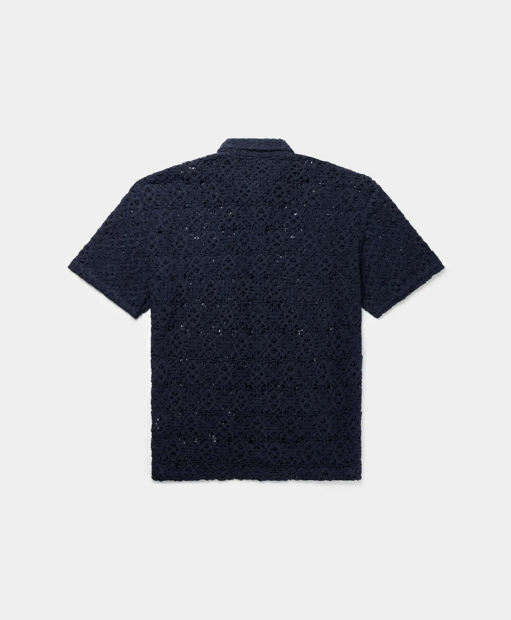 Lace Shield Ss Shirt Martime Blue